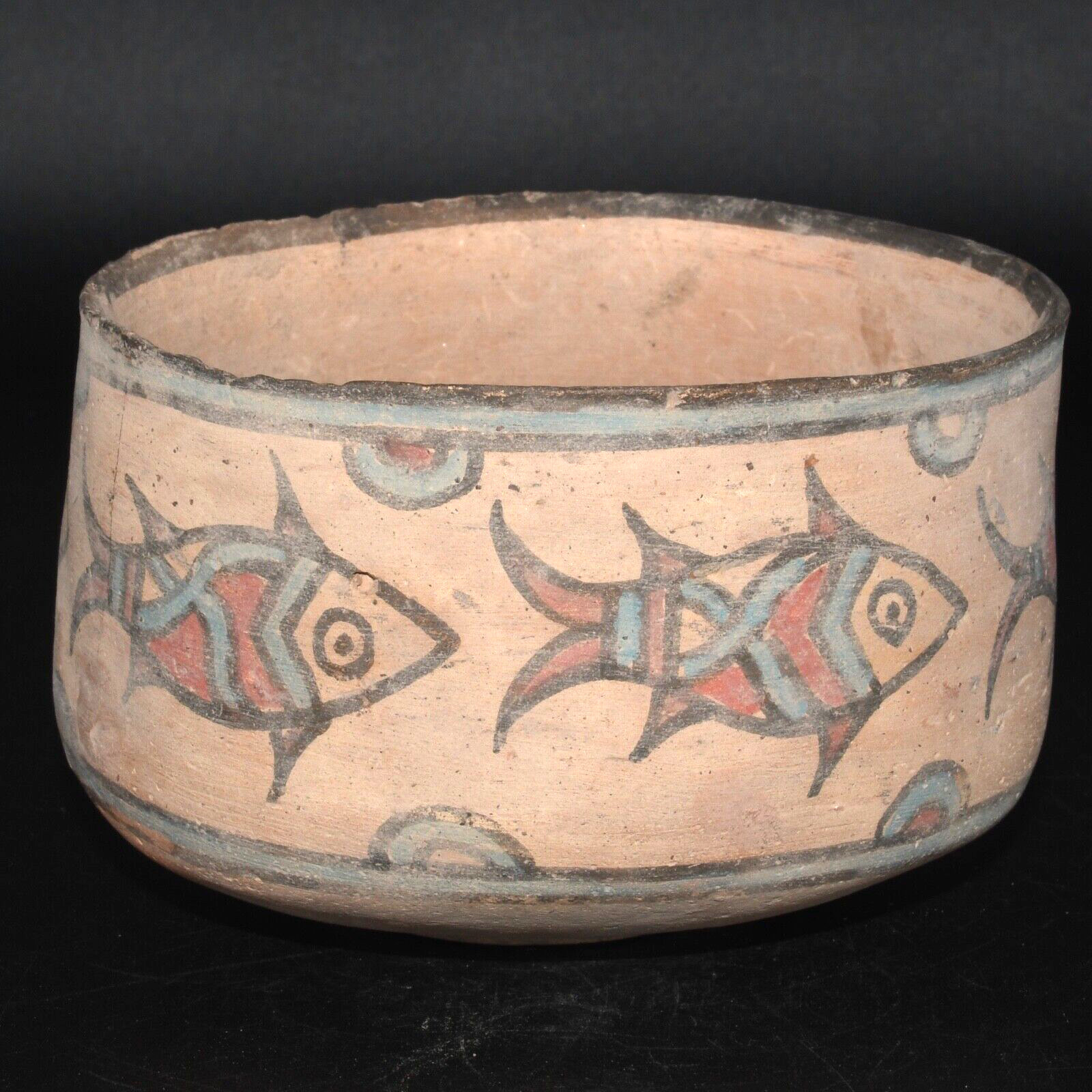 Ancient Indus Valley Civilization Mohenjo Daro Slip Painted Terracotta Jar Pot