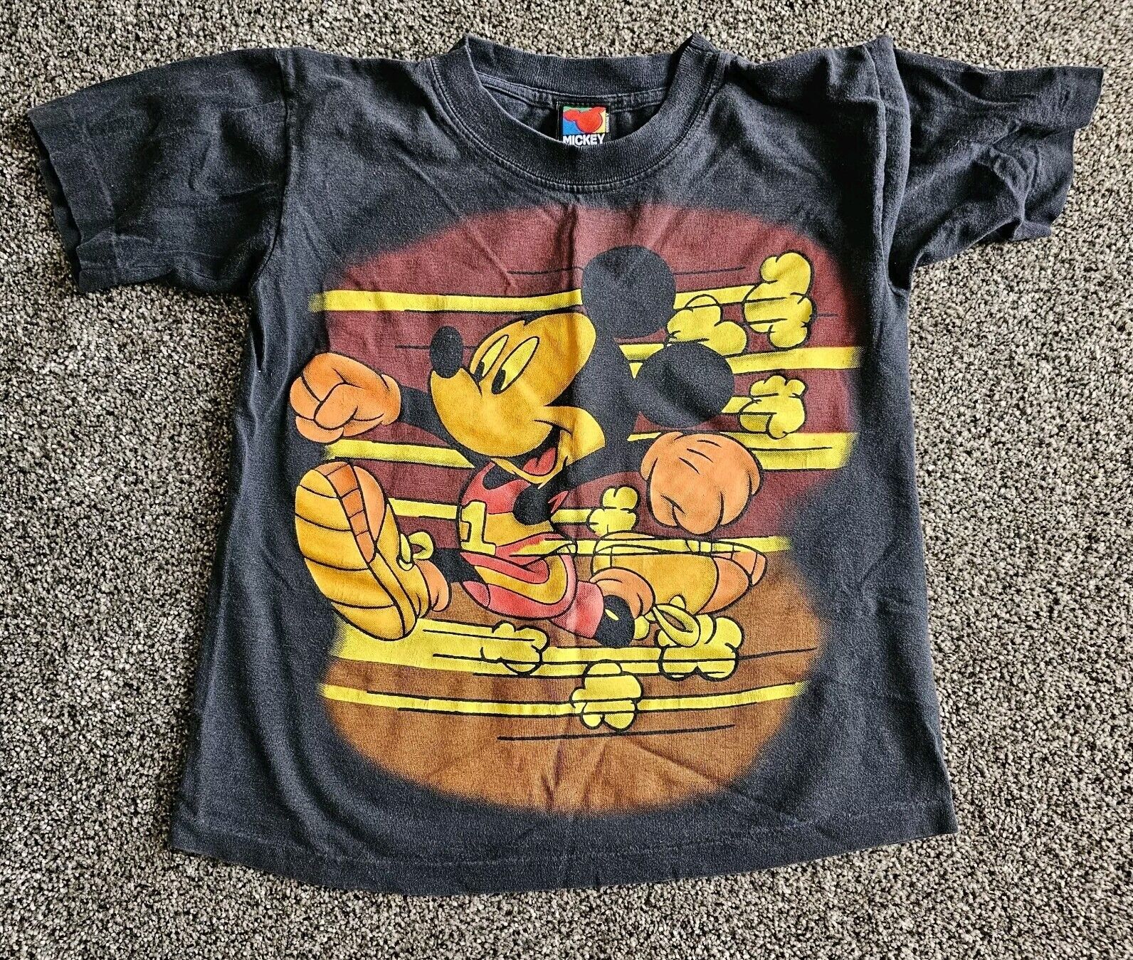 Rare Vintage DISNEY Mickey Unlimited Single Stitch T Shirt 90s Double Sided XS