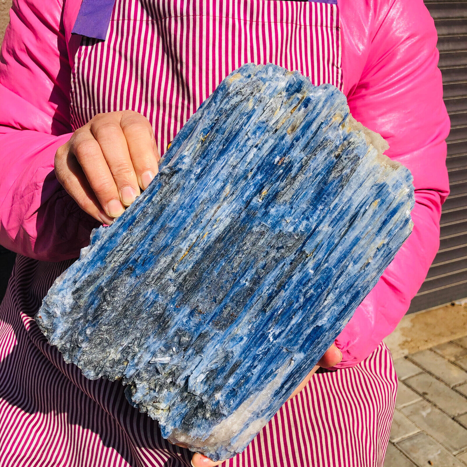 12.23LB Natural Blue Crystal Kyanite Rough Gem mineral Specimen Healing