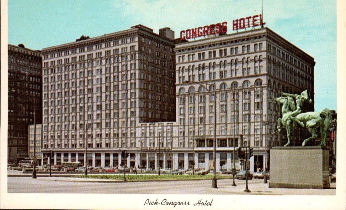 Postcard, Pick Congress Hotel, Chicago
