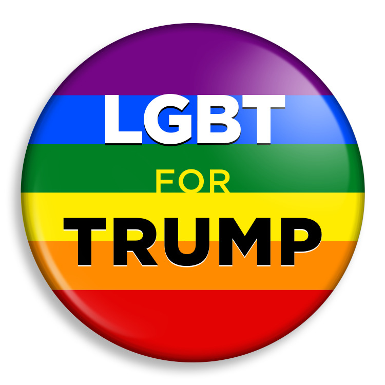 2020 Campaign Buttons – LGBT For Trump
