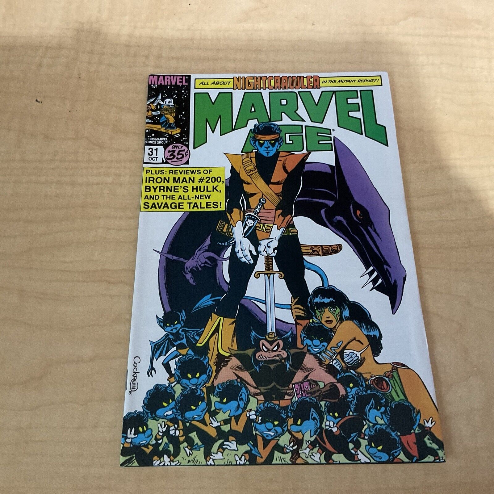 Marvel comics marvel age Vol.1#31 Oct.1985