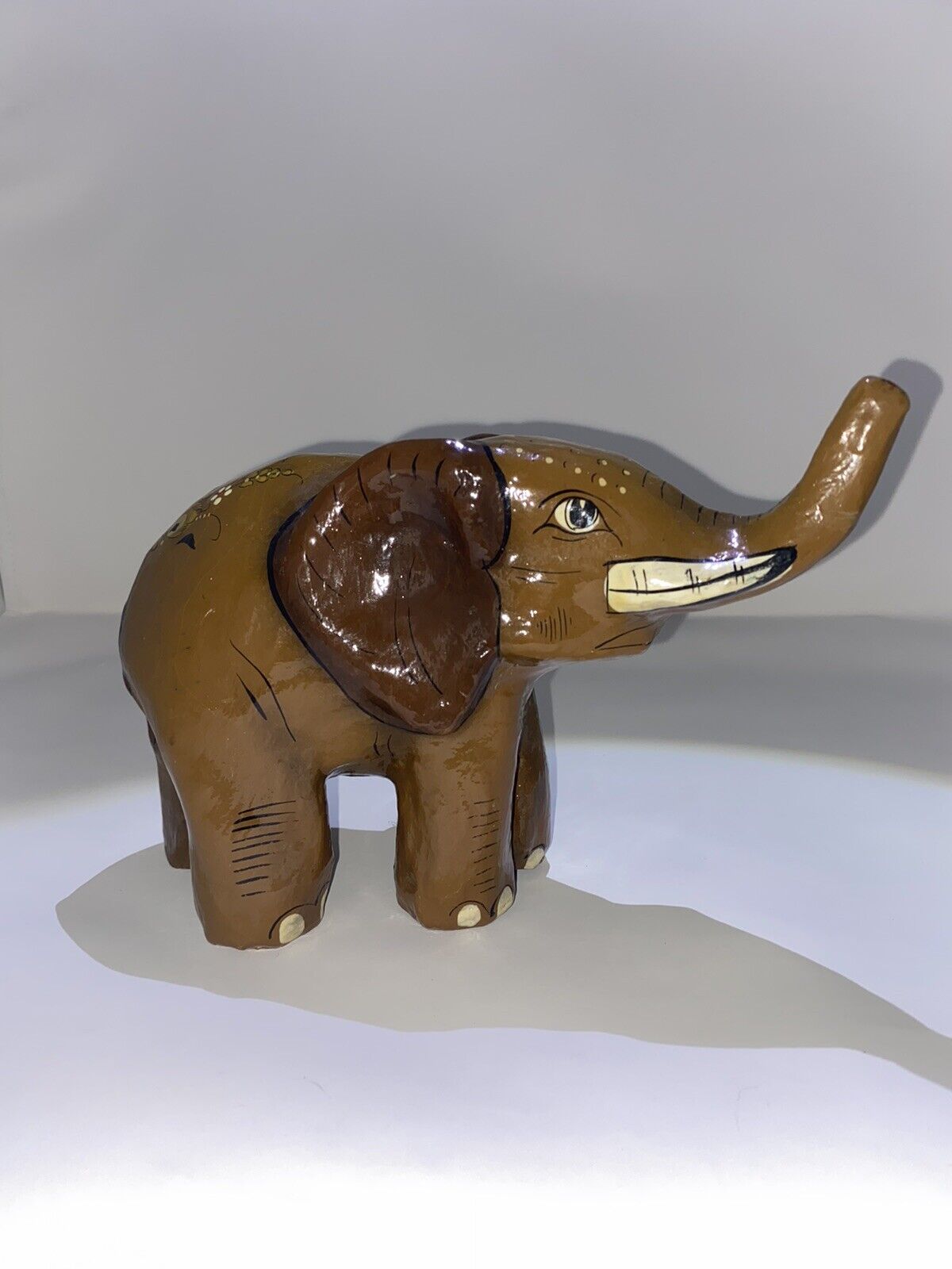 Vintage Sergio Bustamante Sermel Paper Mache Elephant
