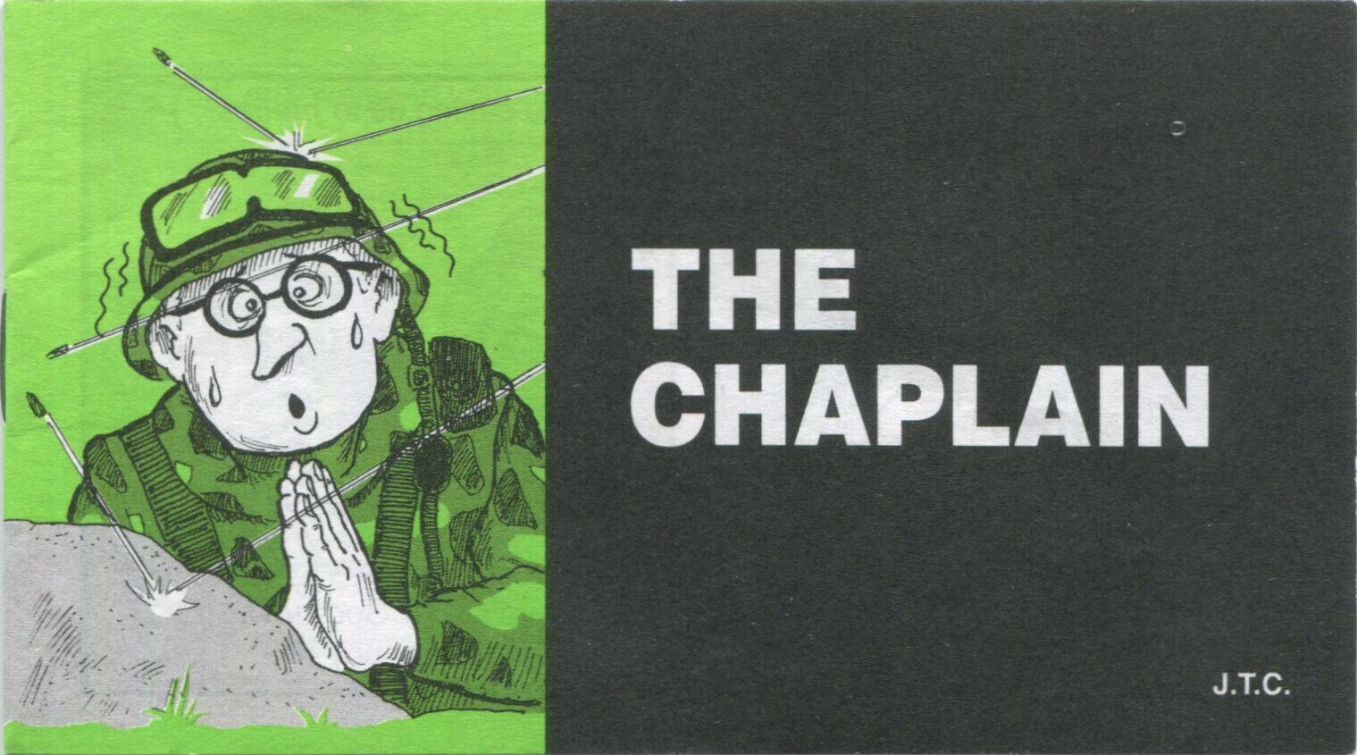 New OOP The Chaplain Chick Publications Tract - Jack