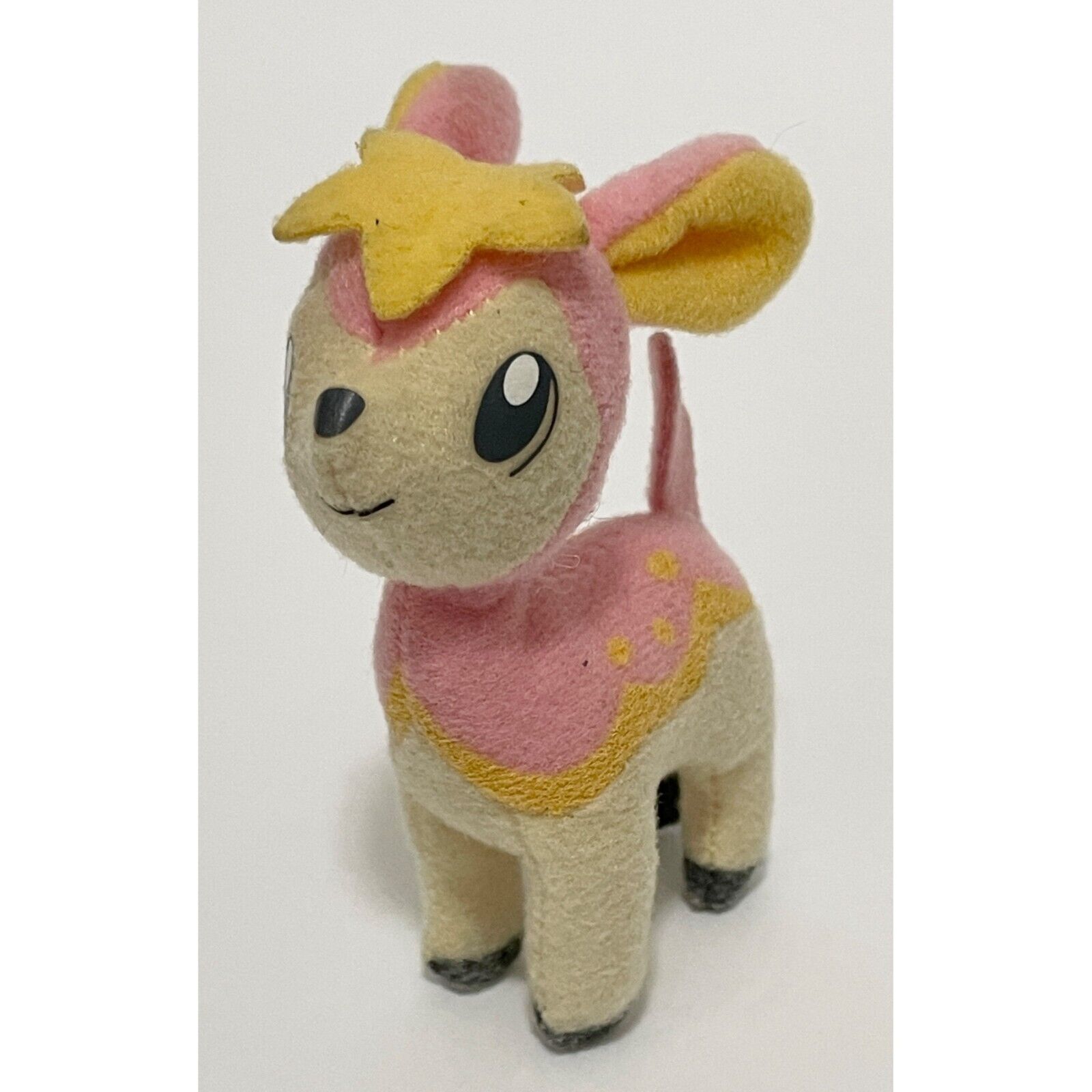 Pokemon Small Pink Deerling Soft Stuffed Toy Plush Tiny