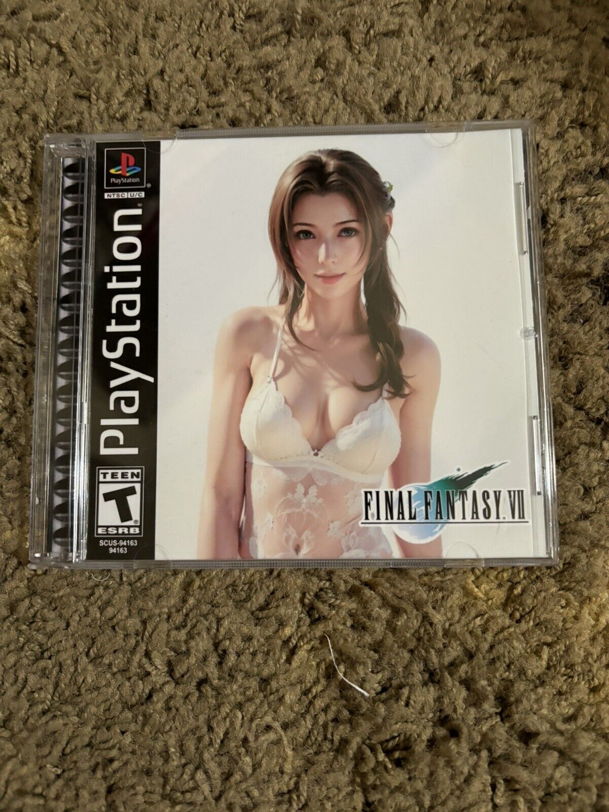 COVER & CD JEWEL CASE ONLY Final Fantasy VII PS1 NO GAME
