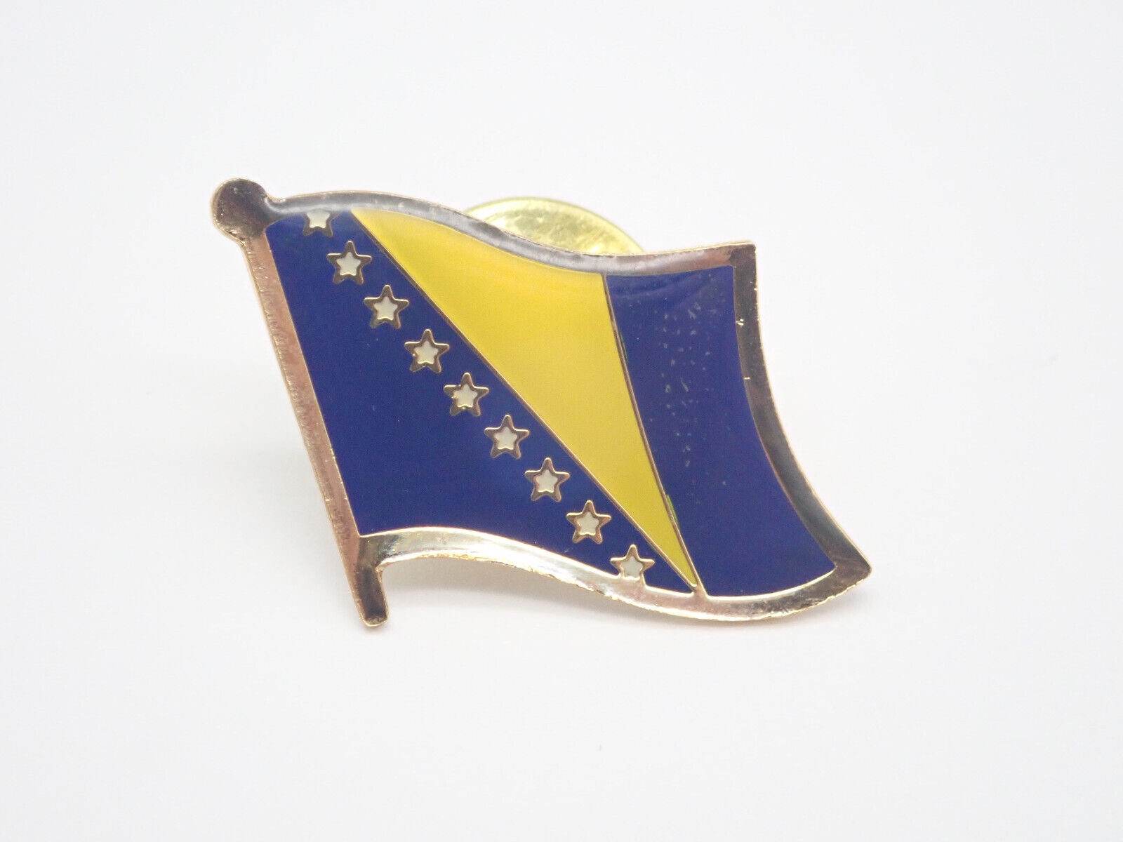 Bosnian Flag Bosnia Vintage Lapel Pin
