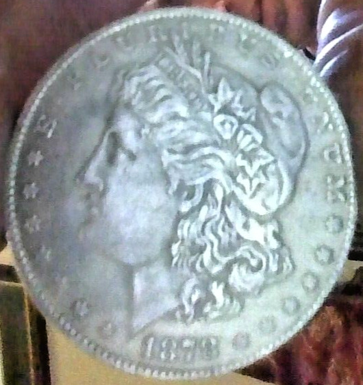 1878 Morgan Silver Dollar Double Headed Replica Coin Outstanding Quality
