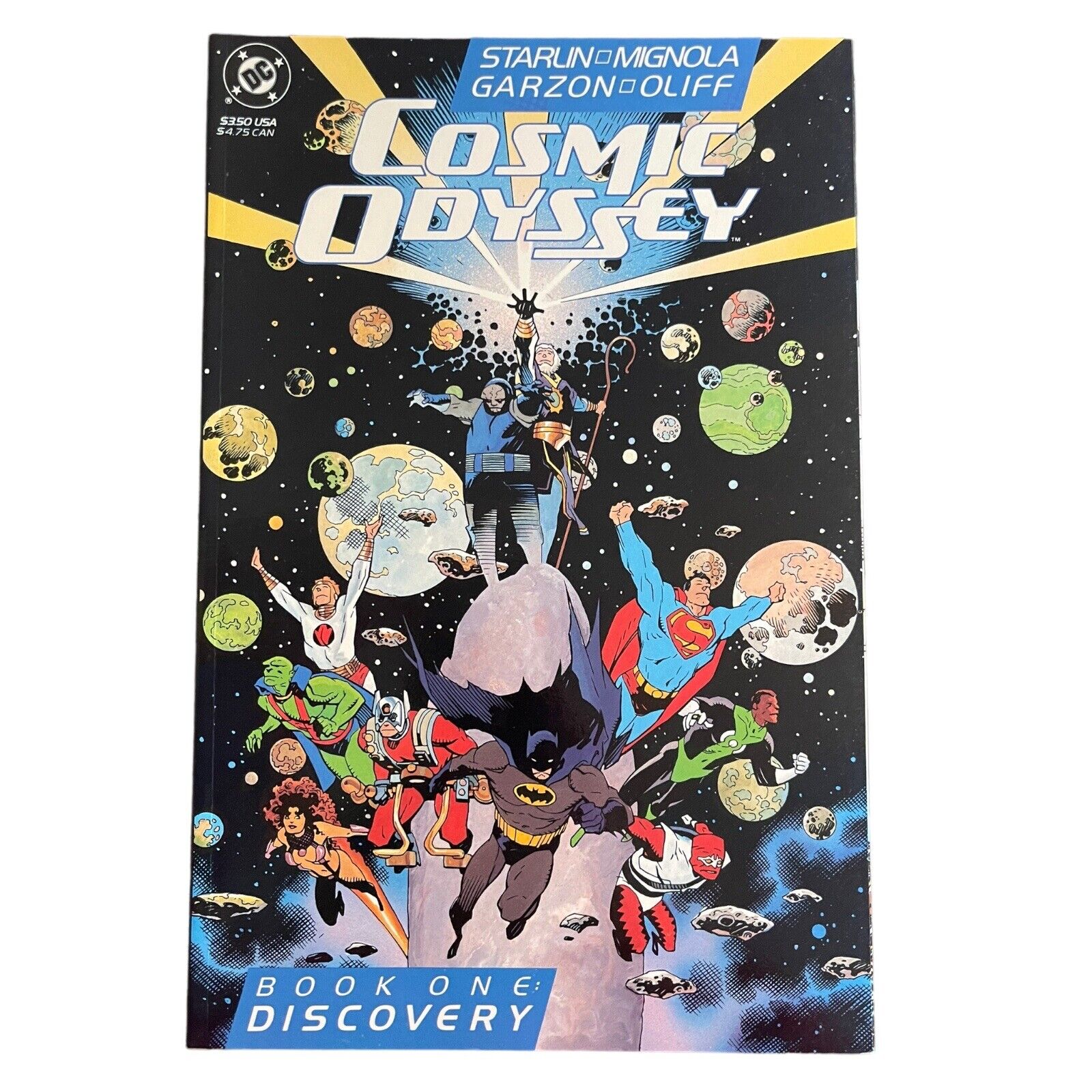 DC Comics Cosmic Odyssey Book One 1 Discovery 1988 Starlin Mignola Garzon Oliff