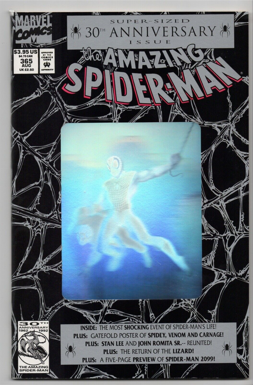 (1992) The Amazing Spider-Man #365: KEY ISSUE SPIDER-MAN 2099 PREVIEW NM-