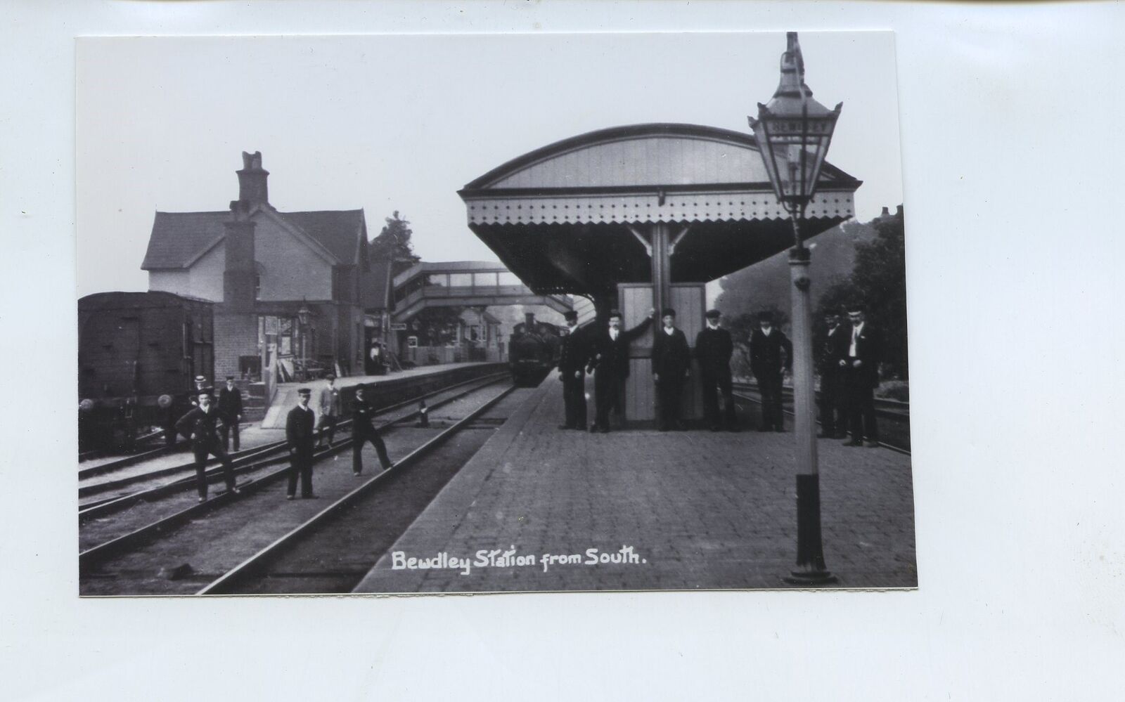 Bewdley Railway Station From The South c1980s Print Of c1906 Photo 