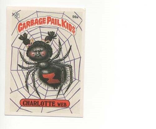 1986 Topps Garbage Pail Kids 3rd Series 98a CHARLOTTE Web