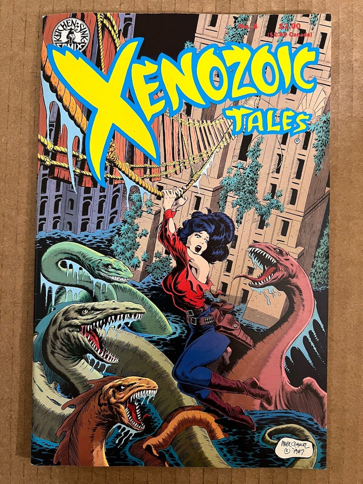 Xenozoic Tales #4 | FN/VF Kitchen Sink 1987 Mark Schultz | Combine Shipping