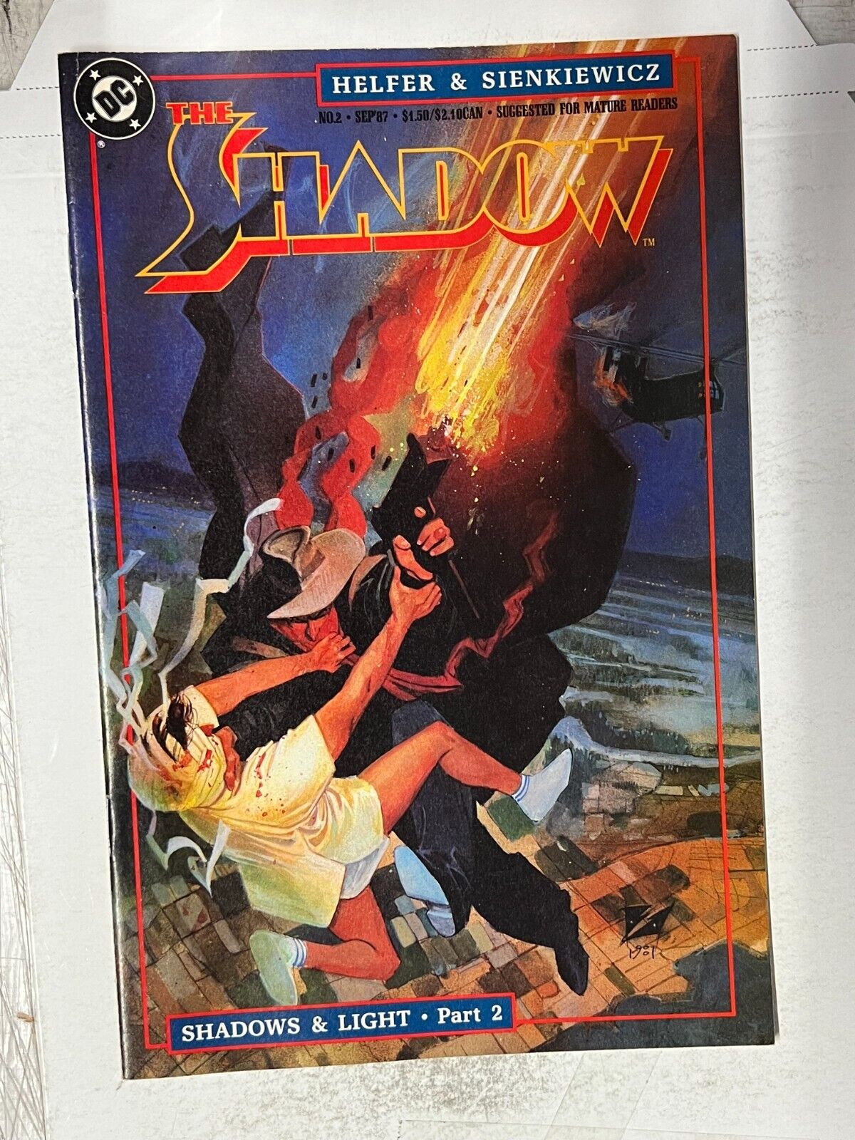 DC Comic The Shadow 1987 Shadow & Light Part 2 | Combined Shipping B&B