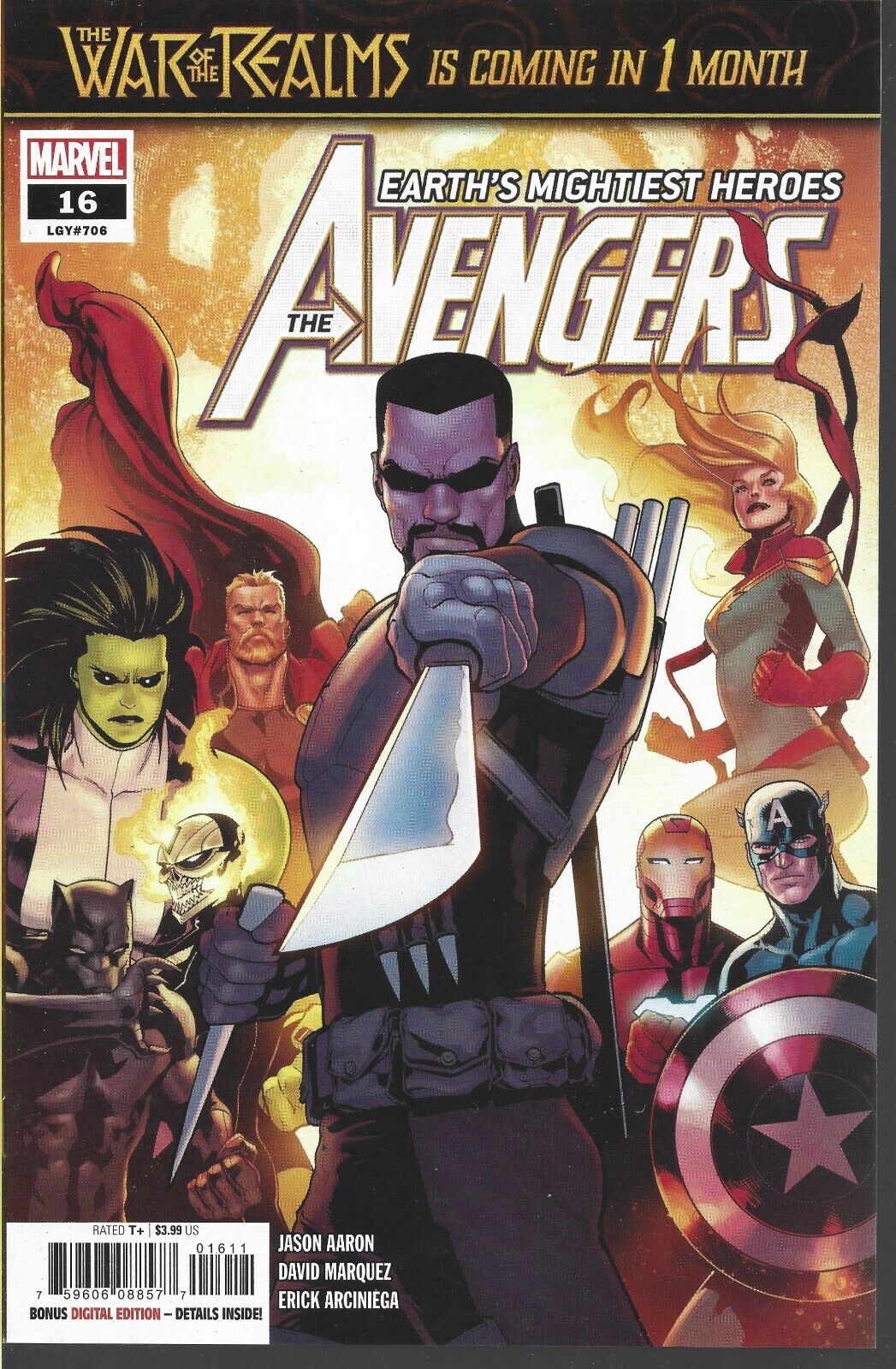 AVENGERS #16 MARQUEZ VARIANT MARVEL COMICS 2019 NEW UNREAD BAGGED AND BOARDED