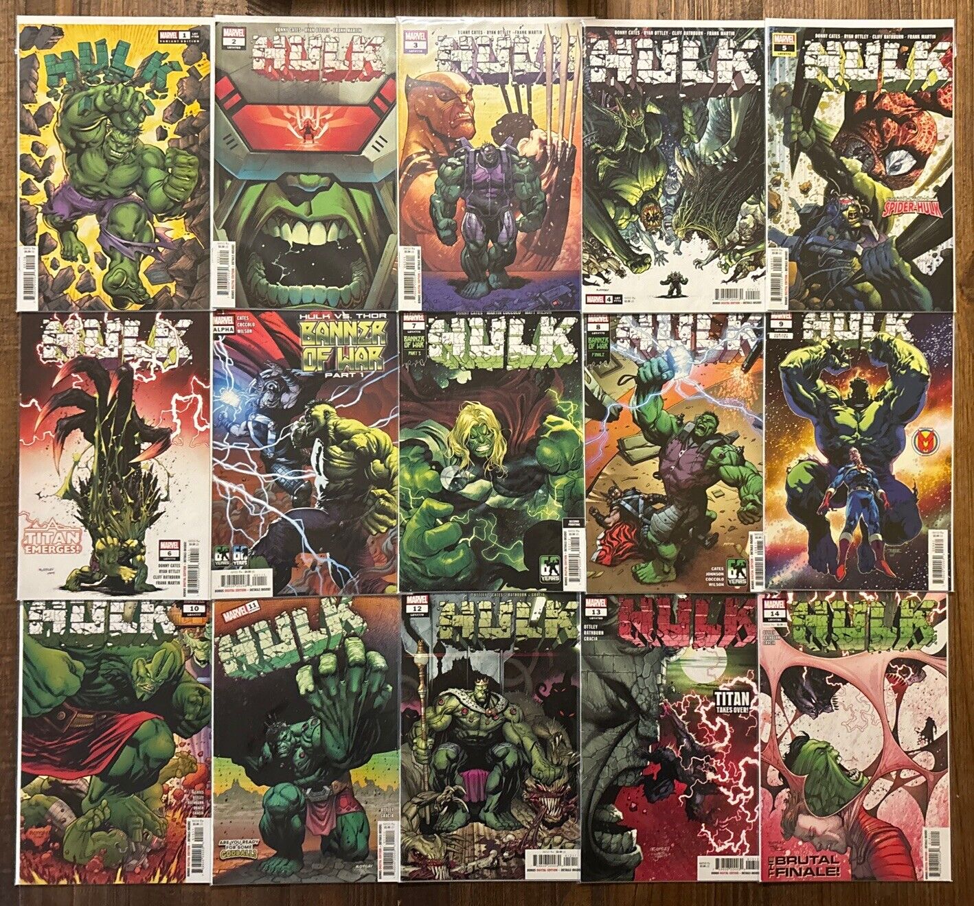 Hulk #1-14 (Marvel 2021) Complete  Run + Thor #25-26-Donny Cates & Ryan Oatley