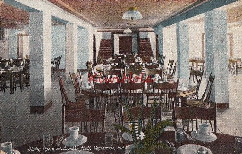 Postcard Dining Room Lembke Hall Valparaiso IN