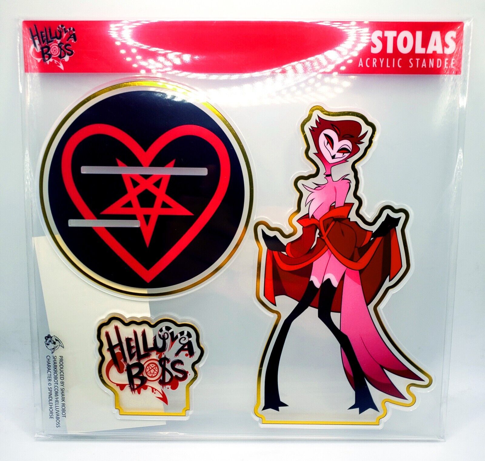 Helluva Boss Pin-Up Stolas (2024) Gold-Rimmed Acrylic Standee - SOLD OUT
