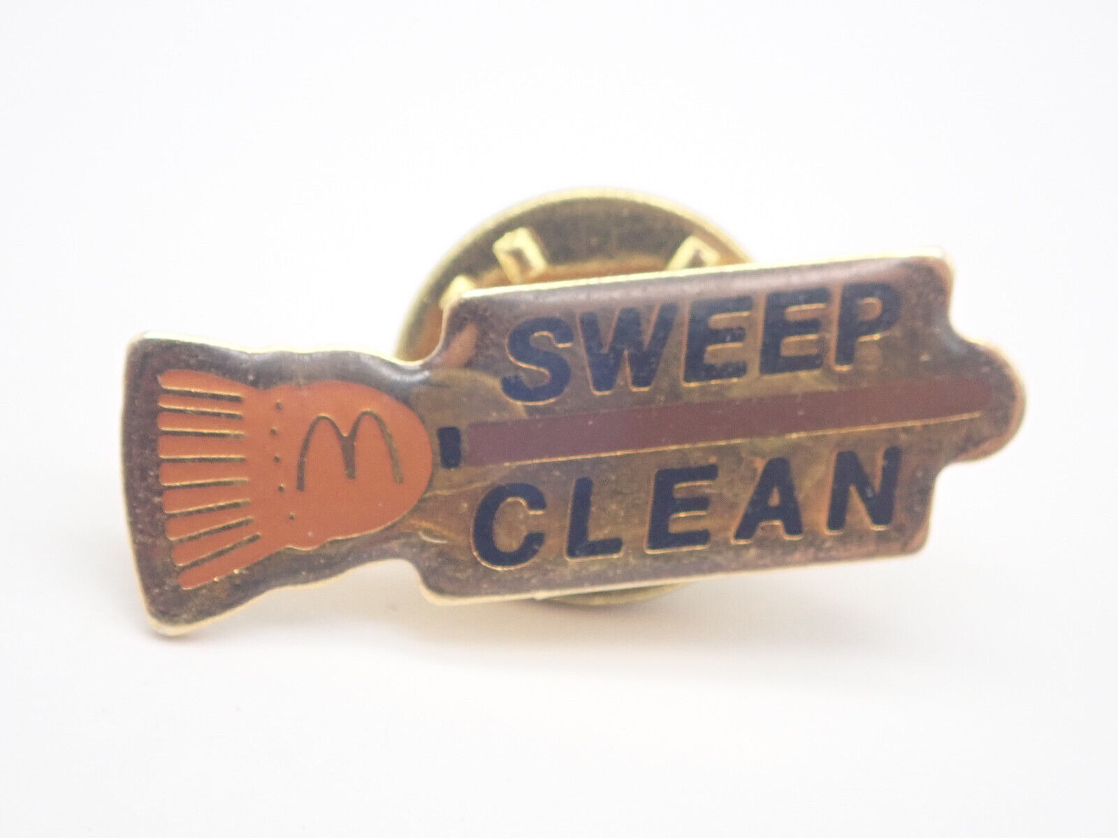 McDonald's Sweep Clean Vintage Lapel Pin