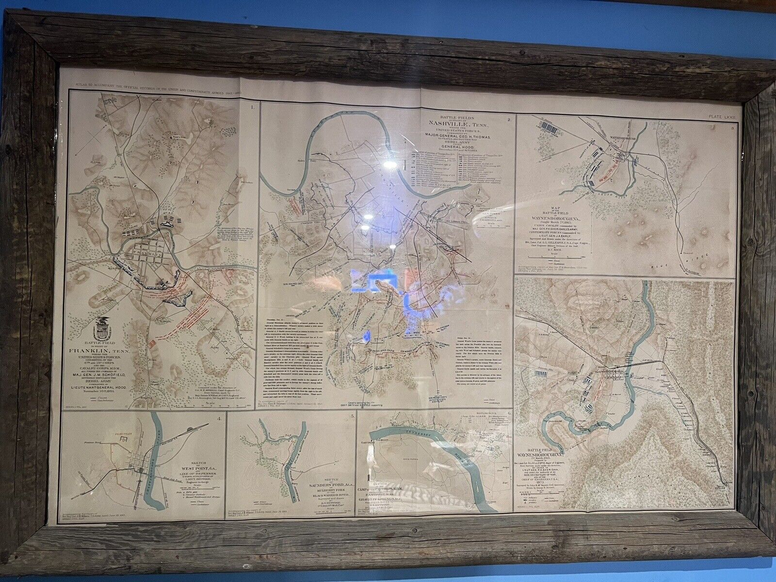 battle map of the civil war