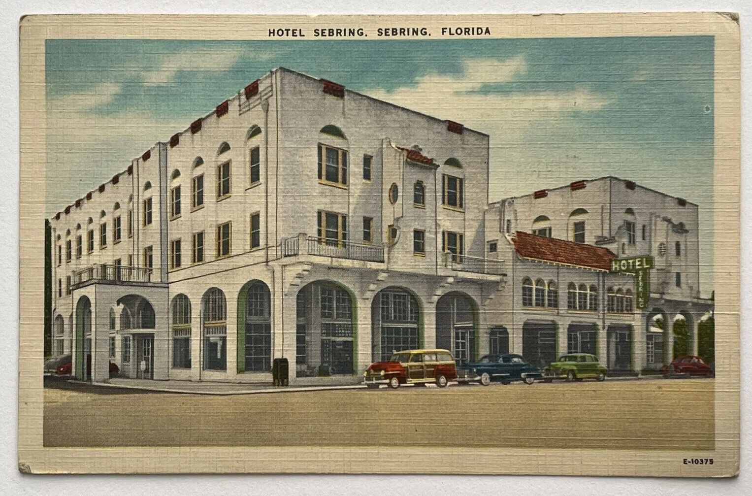 Hotel Sebring Florida Postcard c1930