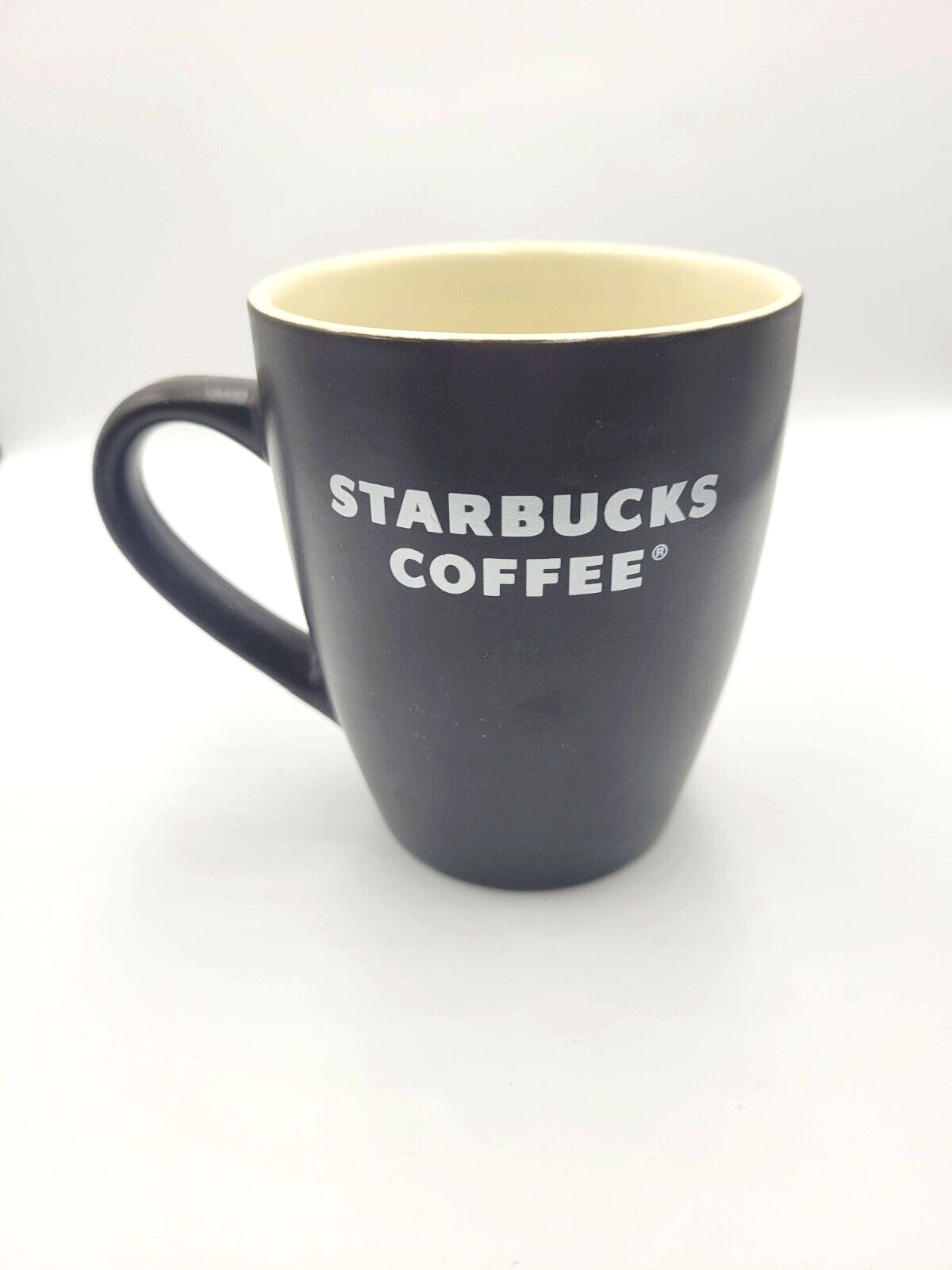 Starbucks Coffee Mug - 2008 Edition, 12oz Ceramic, Dark Brown Logo - Collectible
