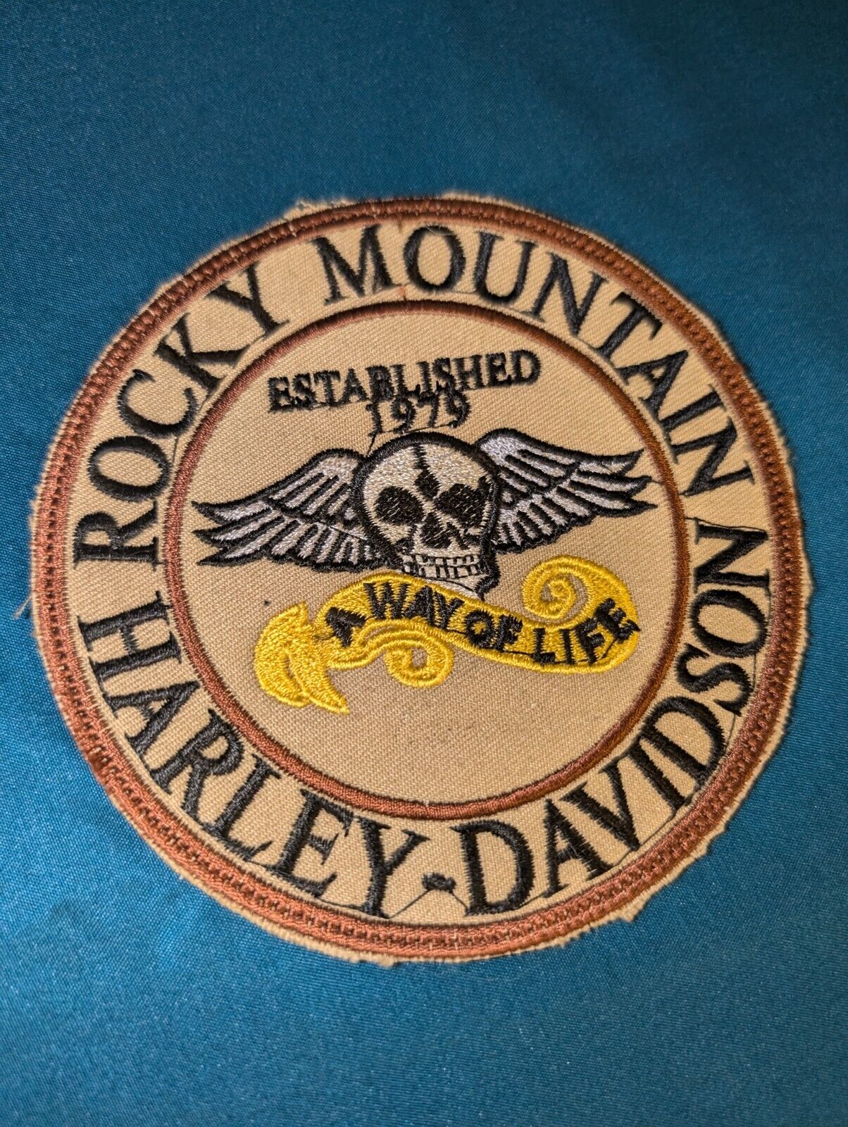 Rocky Mountain Harley-Davidson “A Way Of Life” Embroidered Patch