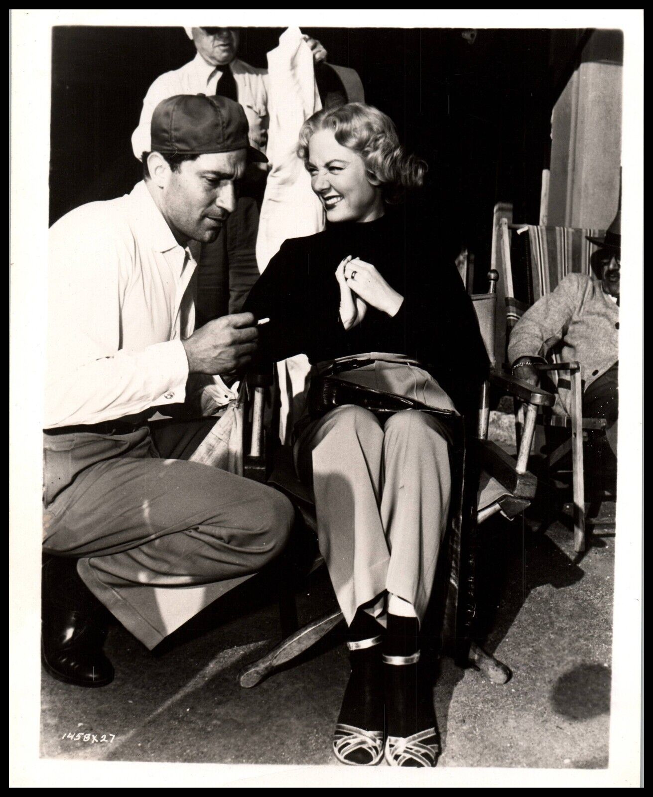 Audrey Totter in Tension (1949) DIRECTOR JOHN BARRY BETWEEN SCENE Orig Photo 736