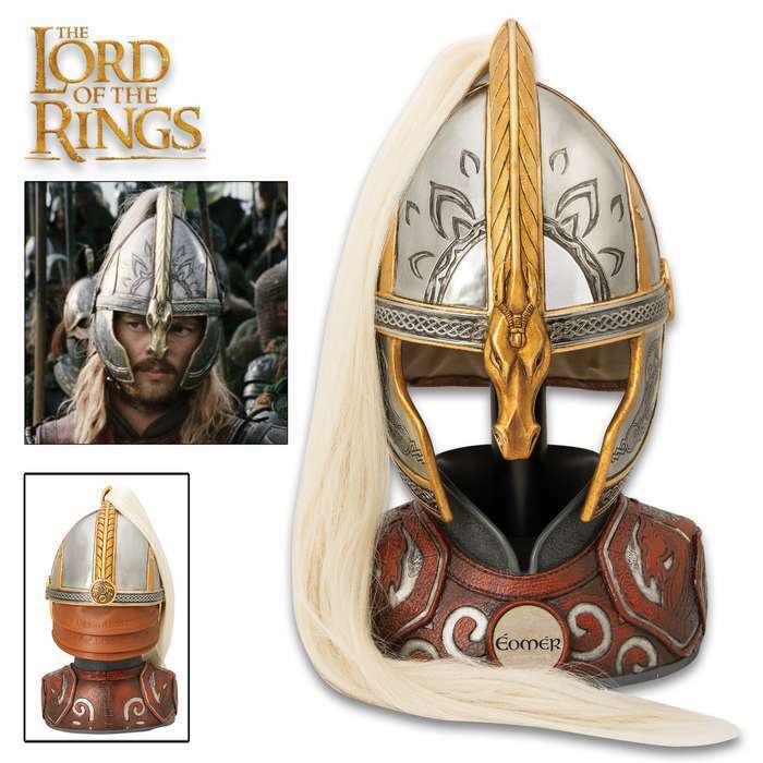 Lord of the Rings Helm of Eomer Officially Licensed Helmet LOTR