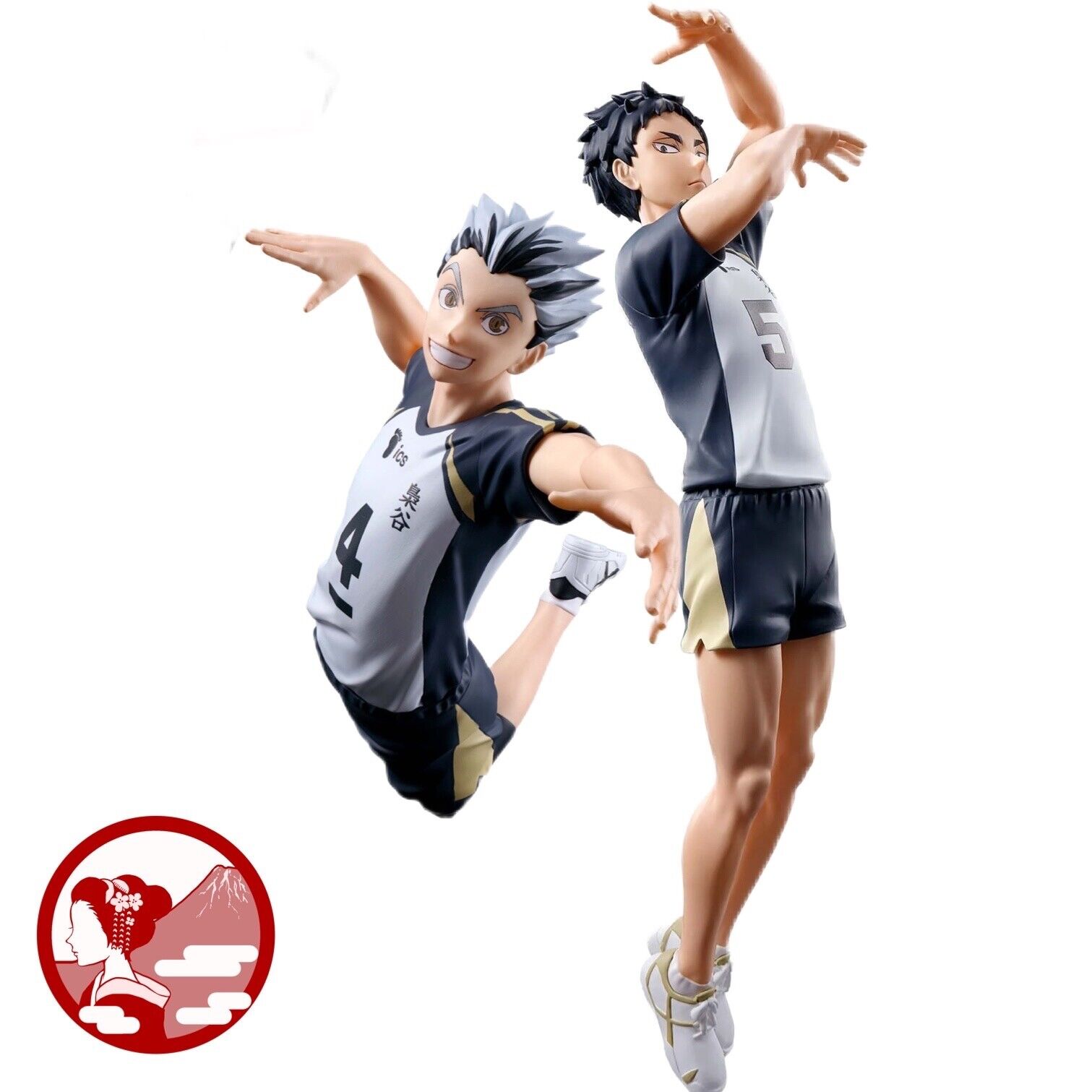 BANPRESTO Haikyu Posing Figure - Kotaro Bokuto & Kyoji Akaashi Set [NEW]