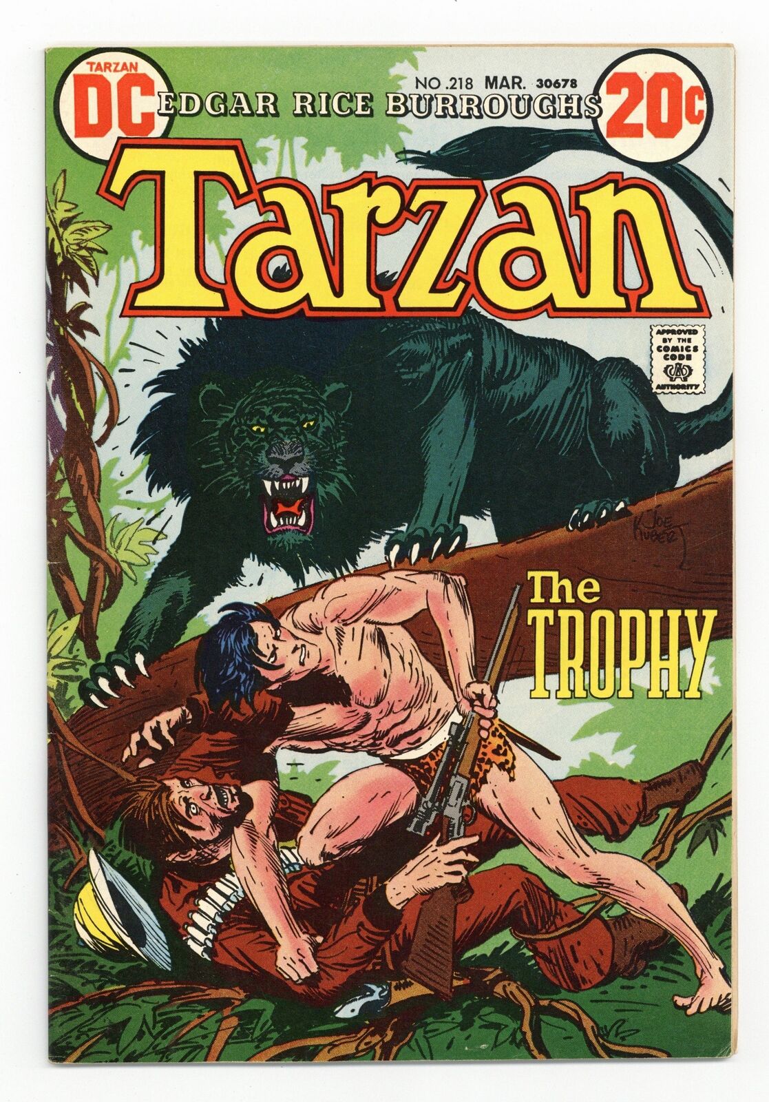 Tarzan Mark Jewelers #218MJ FN 6.0 1973