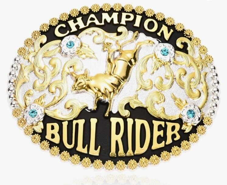 Bull Rider Belt Buckle. New