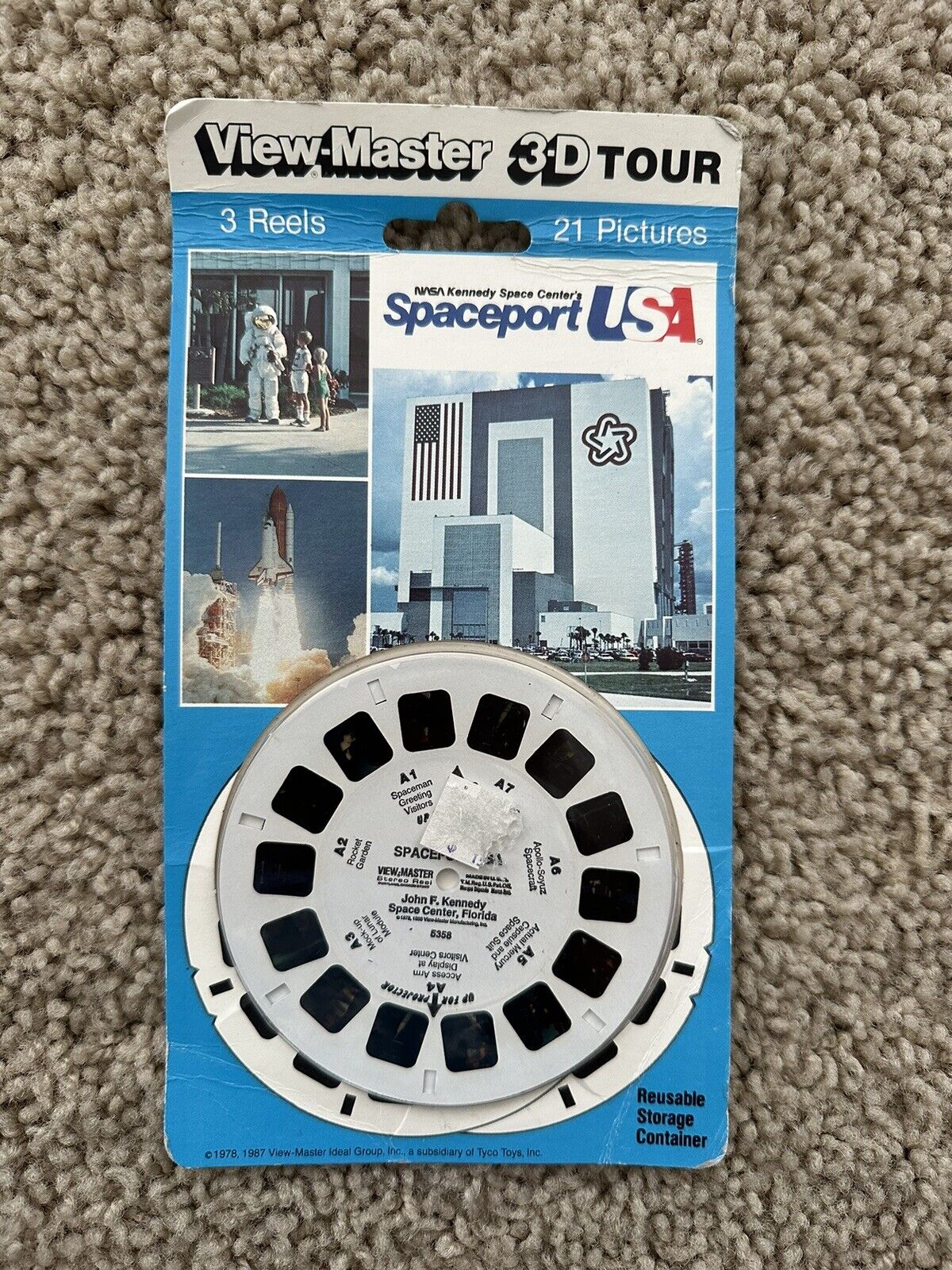 View-Master 1991 NASA Spaceport USA 3 Reel Packet SEALED 5358