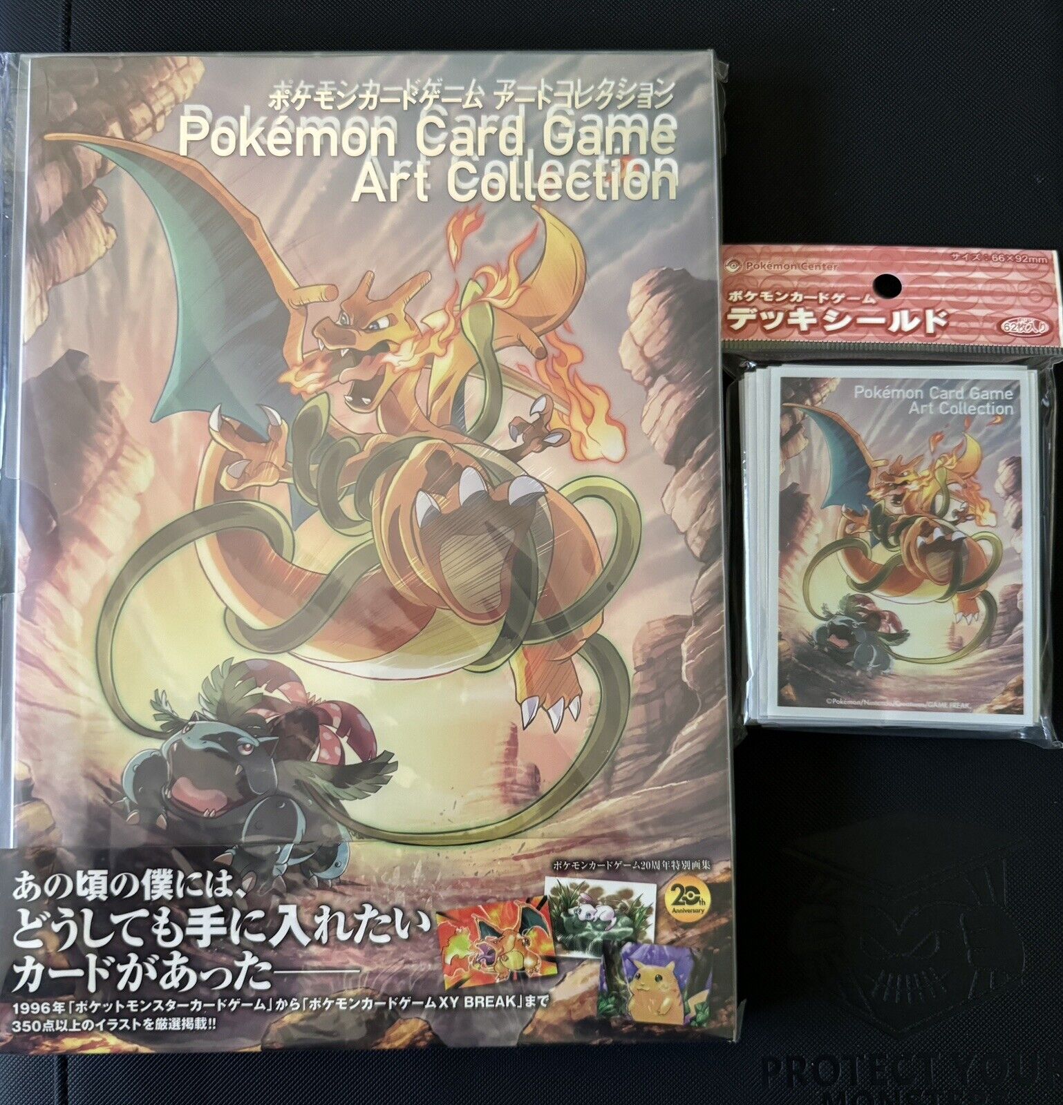 Pokemon Card Game Art Collection - Book + Limited Ed slevee - NO PROMO CARD -