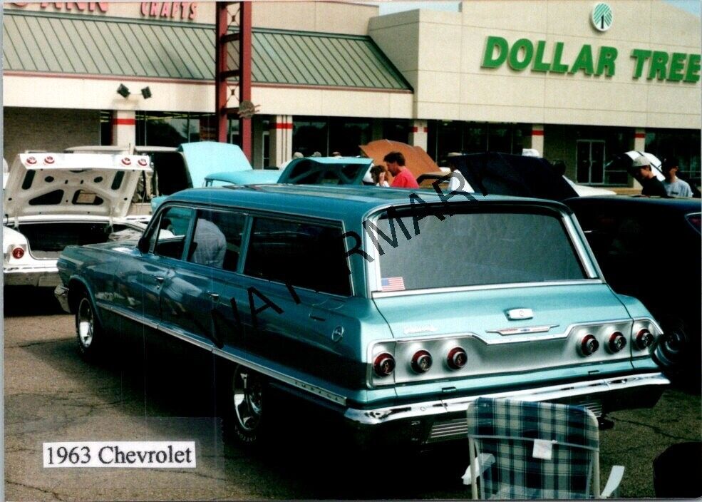 1963 Chevrolet Impala station wagon (R) Hamilton OH auto car photo 
