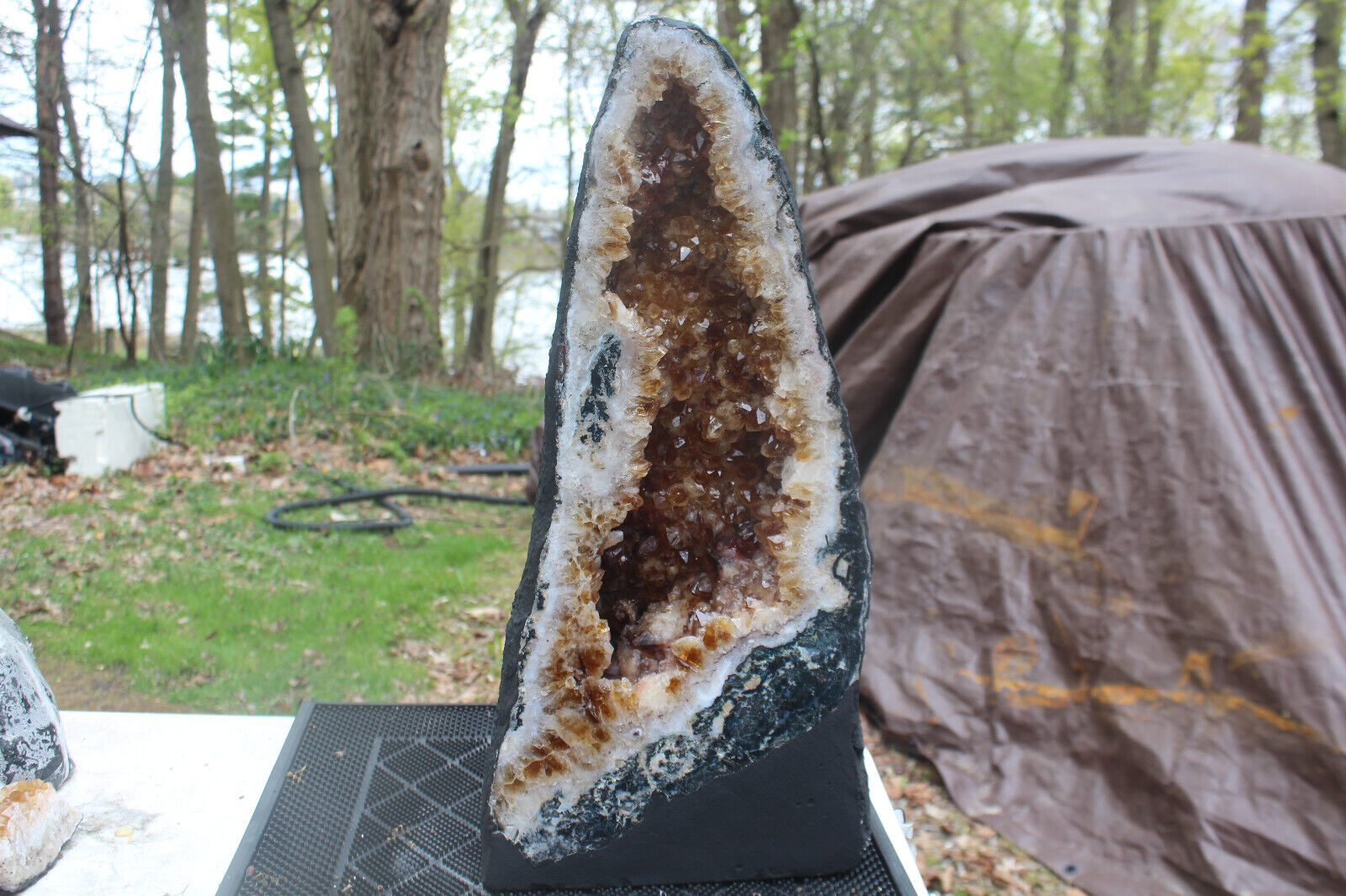 Tall 21.0 inch Very Beautiful Very Excellent Quality Citrine Geode