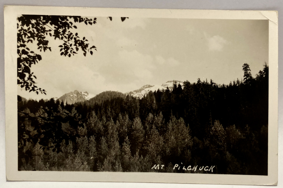 RPPC Mt Pilchuck, Washington WA Vintage Real Photo Postcard