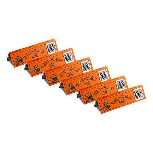 ZIG-ZAG Rolling Papers French Orange 1 1/4 (6 Booklets)
