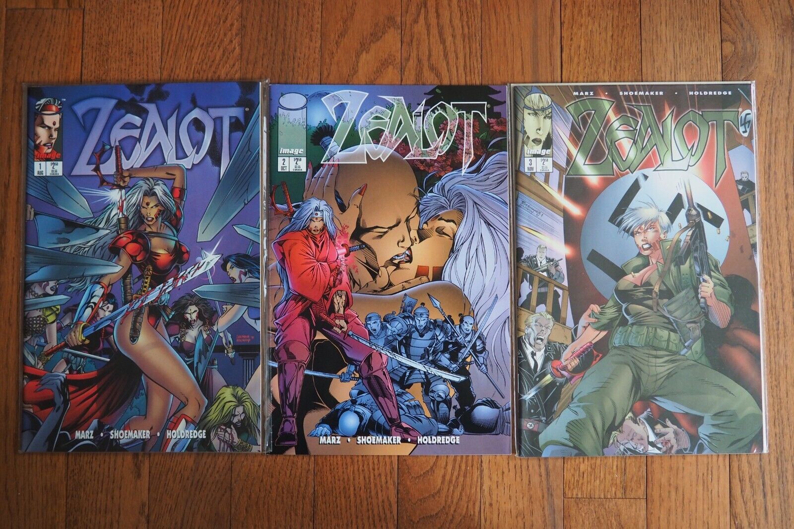 Zealot Issues 1 2 3 Wild Cats WildC.A.T.S C.A.T.S. Image Comics