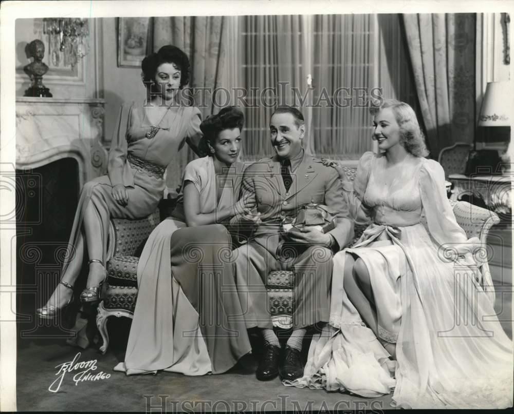 Press Photo Actors in a scene from 
