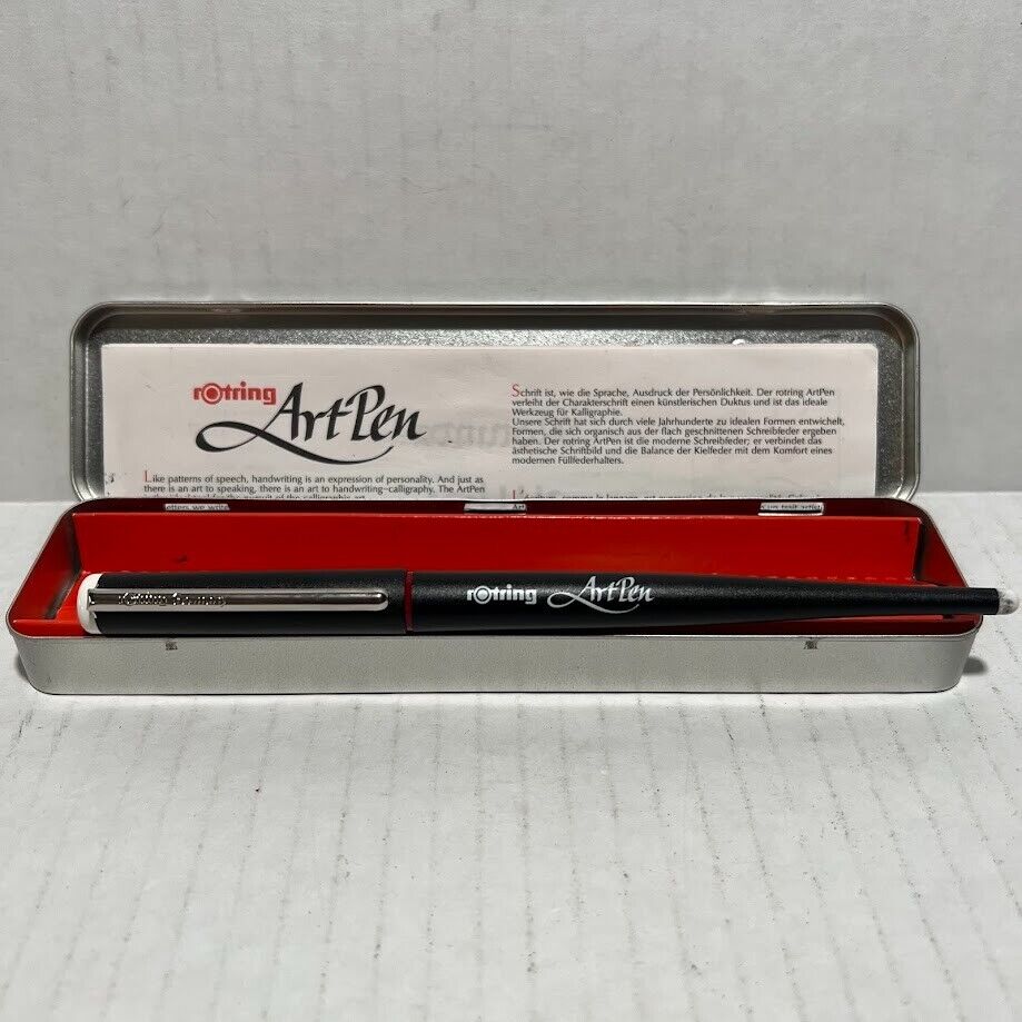 Rotring German Art Pen F Tip w/ Tin