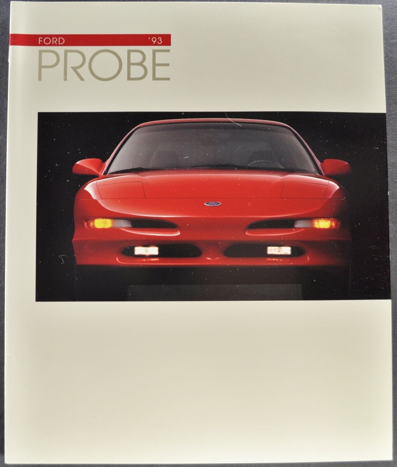 1993 Ford Probe Catalog Brochure GT Coupe Excellent Original 93