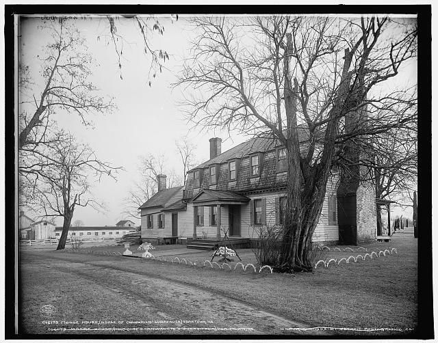 Moore House house of Cornwallis\' surrender, Yorktown, Virginia c1900 OLD PHOTO
