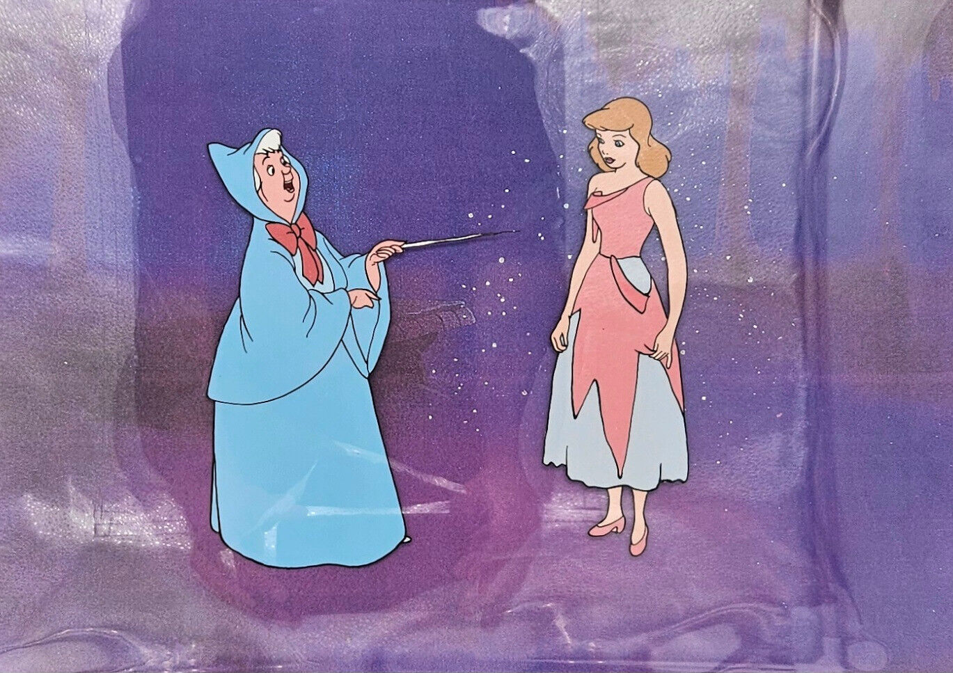 Disney: Cinderella and Fairy God Mother-Original Publicity Cel
