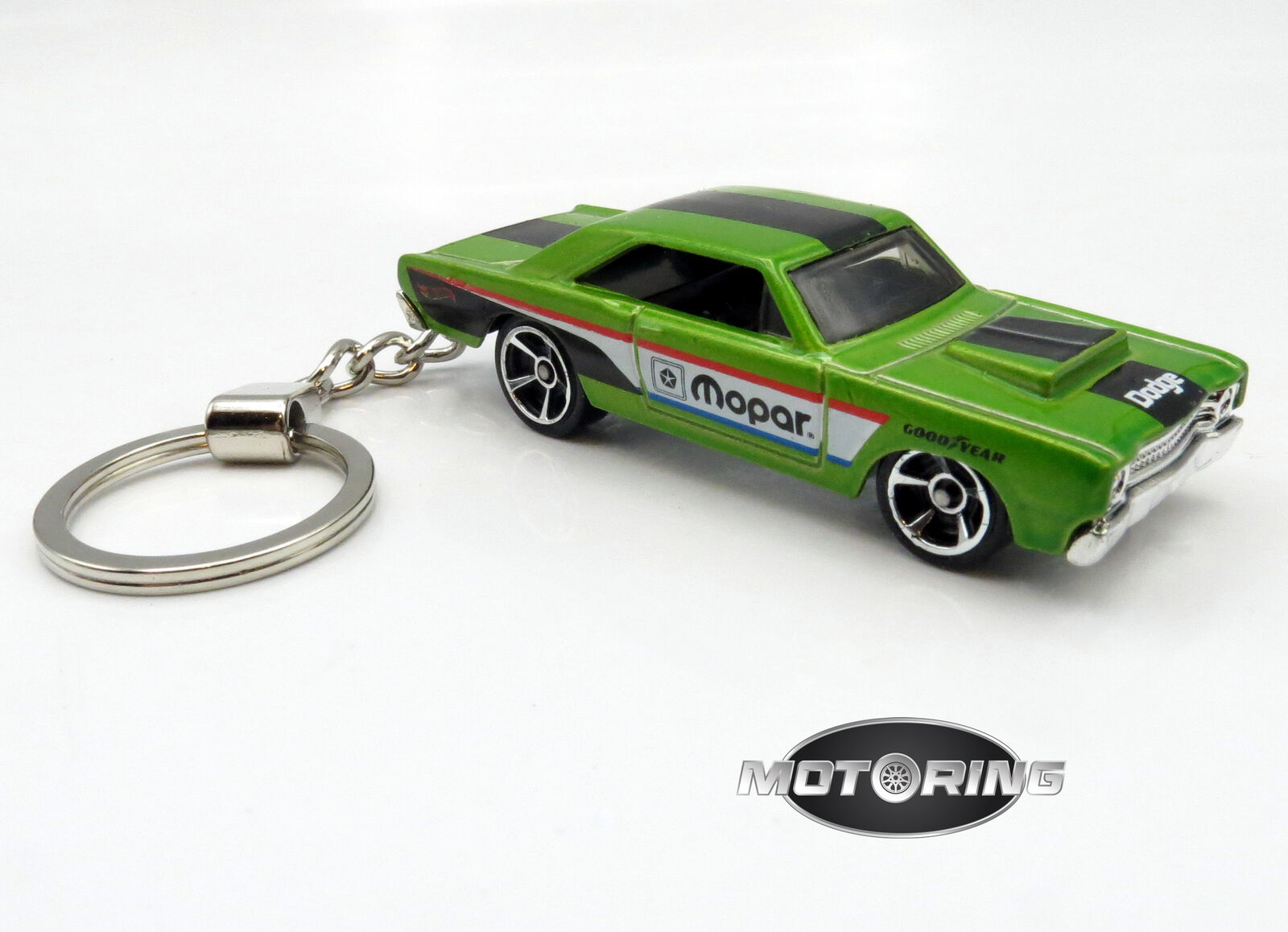 1968 '68 Dodge Dart Green Car Rare Novelty Keychain 1:64