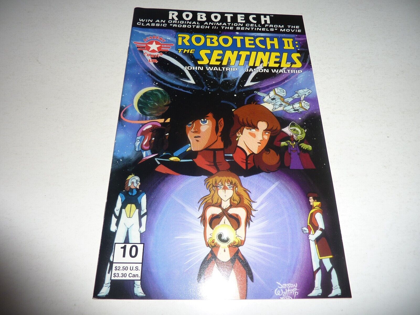 ROBOTECH II: THE SENTINELS #10 Academy Comics 1994 HTF VF/NM John Waltrip