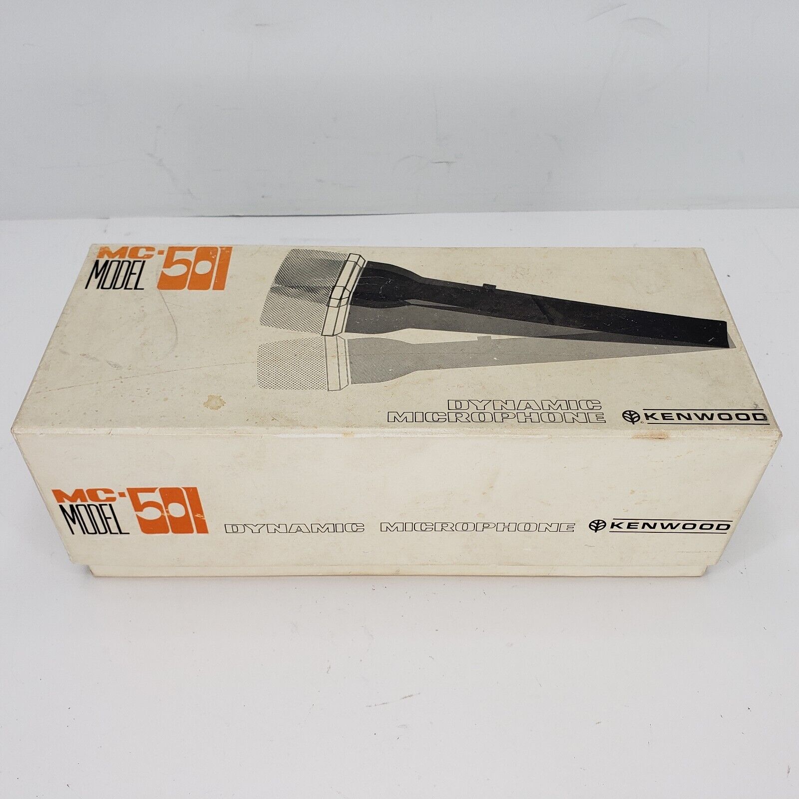 Vintage Kenwood Dynamic Microphone Model MC-501 in Original Box Complete Reel 