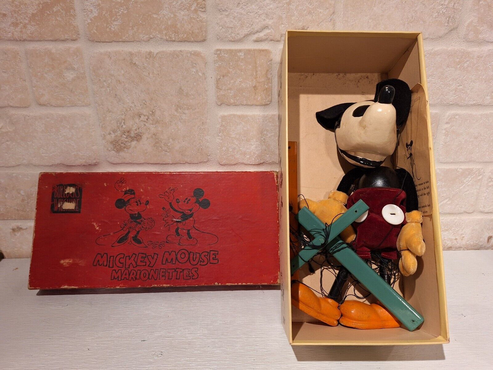 1930s Original Mickey Mouse Marionette 