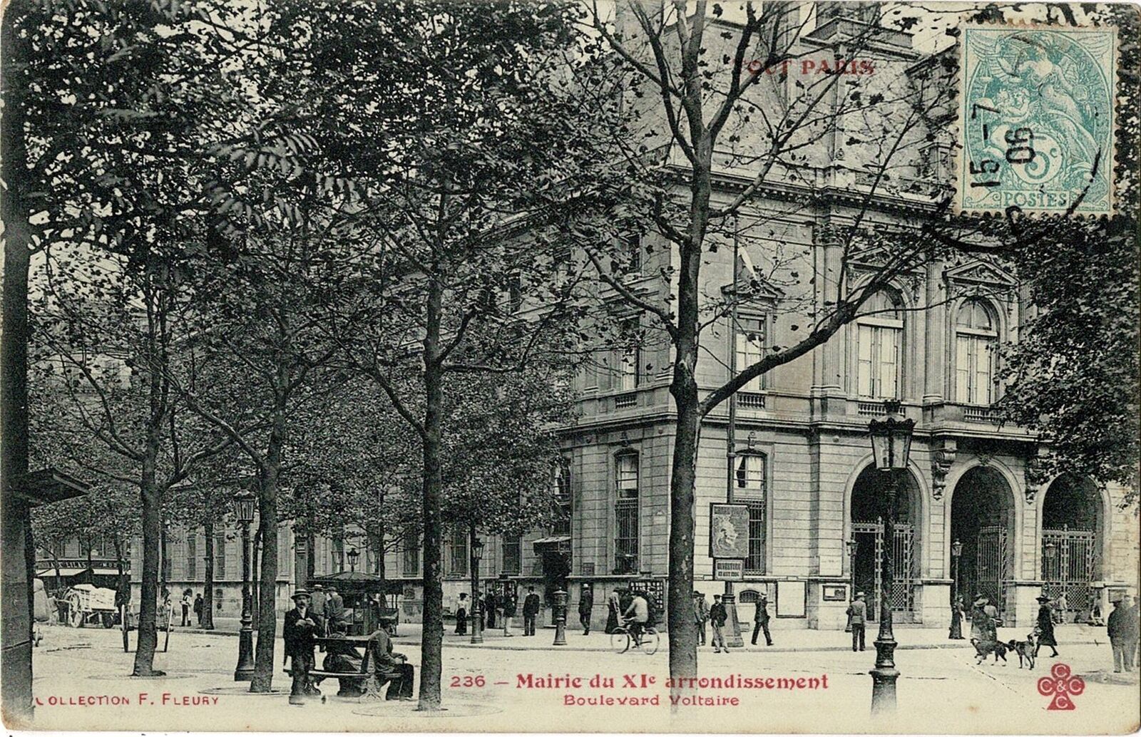 CPA - All Paris - Mairie du Xieme Rue Voltaire