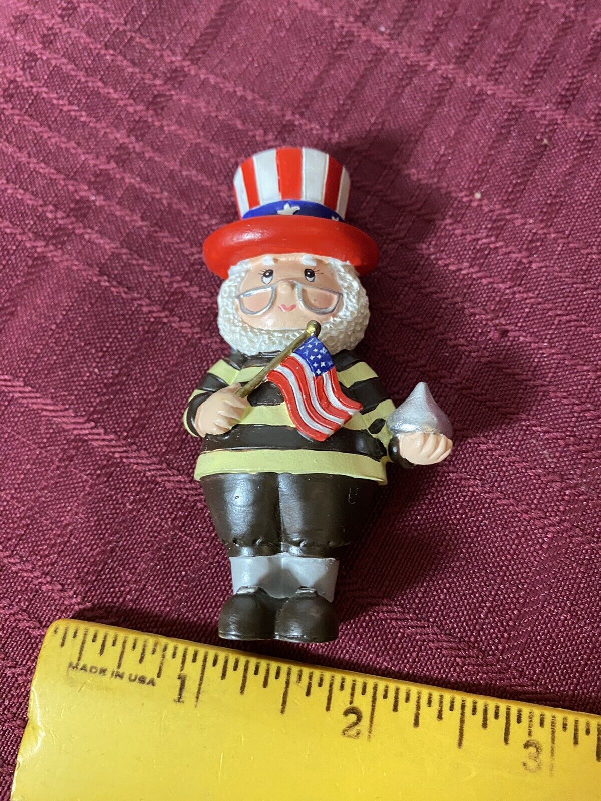 Hershey’s Magnets- Chocolatier Elf at Holidays (July 4th- Red, White & Blue)